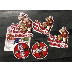 Coca Cola sample product for Christmas - grocery store owners only to hang up on windows