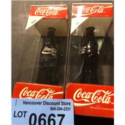 Coca Cola miniature bottles