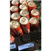 Image 2 : 2 rows of Asian Coca Cola slim cans and one row of Coca Colashort cans