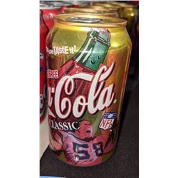 American Football print cans