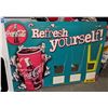 Image 2 : unused grocery store Coca Cola advertising - 24" x 18"