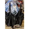 Image 3 : Leather top with leather and metal wrist bracelets and broken down skirt accessories - full outfit
