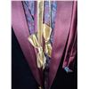 Image 2 : Black maroon and gold costume jacket with 2 golden bow ties and 1 maroon tie