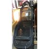 Image 1 : Important prop torture chair, steel/metal LED Lights made especially for show - 60" H x 64 L
