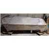 Image 1 : Movie Prop - Large Metal Coffin from Futuristic  Show- 114" Long x 43" Wide x 37" High