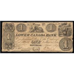 Lower Canada Bank  CH-415-10-02  $1  18