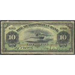 The Metropolitan Bank, $10  1909  CH-48