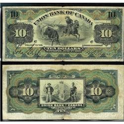 The Union Bank of Canada  $10  1912   S