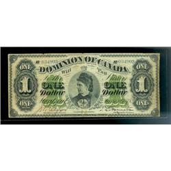 DC-8a  1878  $1 B034903  Scalloped bord