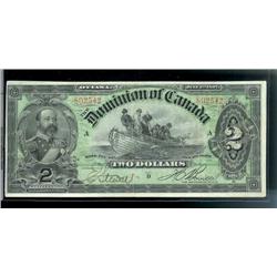 DC-14c  1897  $2  Boville/ brown back