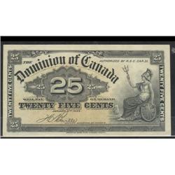 DC-15b, 1900 25¢  EF+.  A nice solid cl