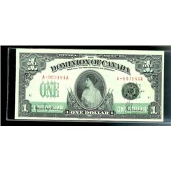 DC-23c 1917  $1  Saunders Seal over one