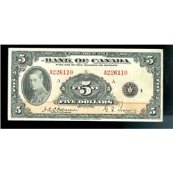 BC-5  1935  $5  English text  A226110