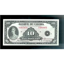 BC-8  1935  $10  French text  F087975