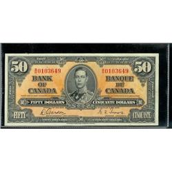 BC-26b  $50  1937 Gordon-Towers  B/H010