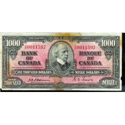 BC-28  1937  $1000 Osborne  A/K0011597.