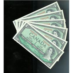 A lovely run of six consecutive BC-37b-