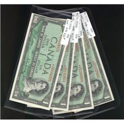 BC-37bA, 1954 $1 *AA Original UNC.  Lot