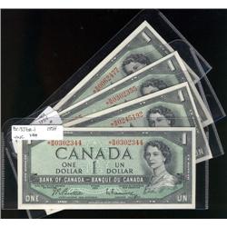 BC-37bA, 1954 $1 *BM Original UNC.  Lot