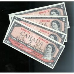 Lovely consecutive run of 4  LOW number