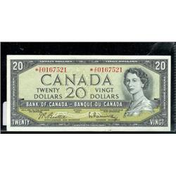BC-41bA $20  1954  Beattie-Rasminski  *