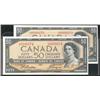 Image 1 : BC-42a, 1954 $50 UNC. Lot of two consec