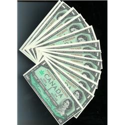 A lot of twelve replacement notes. BC-4