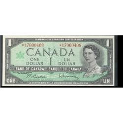 BC-45bA, 1967 $1 *LO. Gem Uncirculated