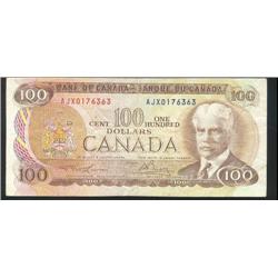 BC-52aA-i, 1975 $100 AJX.  A nice Fine