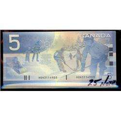 2005 $5 Insert notes.  BC-62bA prefix H