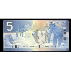 2005 $5 Insert notes.  BC-62bA prefix H
