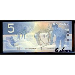 2005 $5 Insert notes.  BC-62bA prefix H