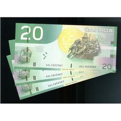 Lot of 3 x RADAR notes  All BC-64as  20