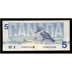 Error note  BC-56c  $5  1986  Bonin-Thi