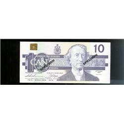Production Test note  Canada 1989 $10