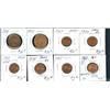 Image 1 : Lot of 8 Large & small cents.  1¢  1901