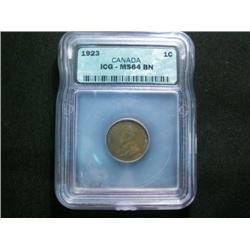 1923 1¢ ICG MS64BN.  A strong example w