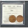 Image 1 : 1929  1¢  ICCS MS64 Red.  90% red luste