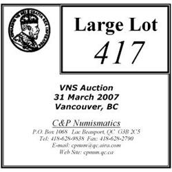 Large lot of 114 Victorian Five Cents s