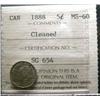 Image 1 : 1888 5¢ ICCS MS60.  A quality MS60 with