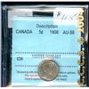 Image 1 : 1906  5¢  CCCS AU58.  Heavy but attract