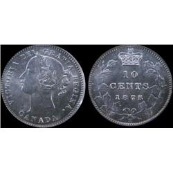 1875H PCGS MS63PQ Blast white with full