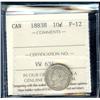 Image 1 : 1883H  10¢  ICCS F12. Original gray col