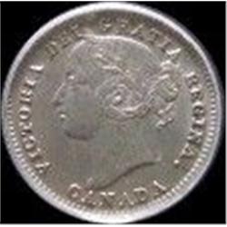 1884 10¢ PCGS AU55.  A nice clean and l