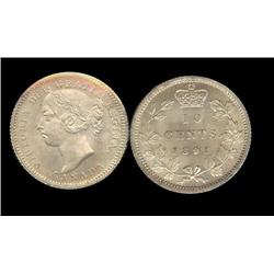 1891 10¢  21Lvs ICCS MS65.  Excellent e
