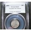 Image 1 : 1909 10¢ PCGS MS64 Vict Lvs.  A full wh