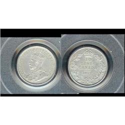 1913 Broad Leaves 10¢  PCGS MS62. Light