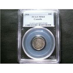1916 10¢ PCGS MS64.  A better date Geor
