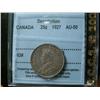 Image 1 : 1927  25¢  CCCS AU50.  Medium to heavy