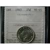 Image 1 : 1945  25¢  ICCS MS65. Hint of golden to